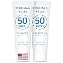 Bergman Kelly - Travel Shampoo and Conditioner Set - 1 fl oz, 100 Pieces, White Tea - Delight Your Guests with Revitalizing and Refreshing Hotel Beauty & Personal Care BERGMAN KELLY