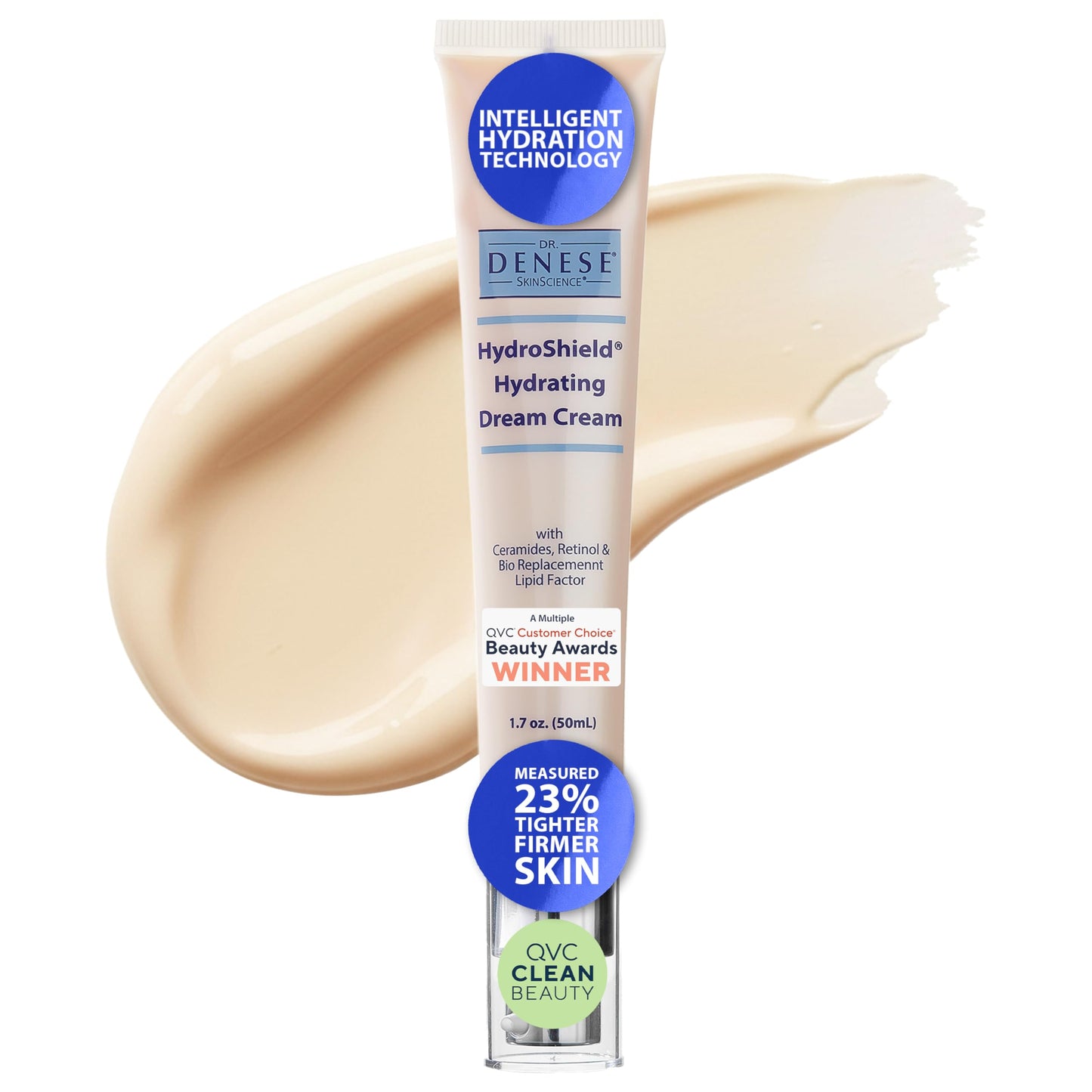 Dr. Denese HydroShield Dream Cream 1.7 oz - Advanced Moisturizer with Ceramides, Retinol and Peptides for Smooth Radiant Skin, Improved Elasticity Beauty & Personal Care Dr. Denese