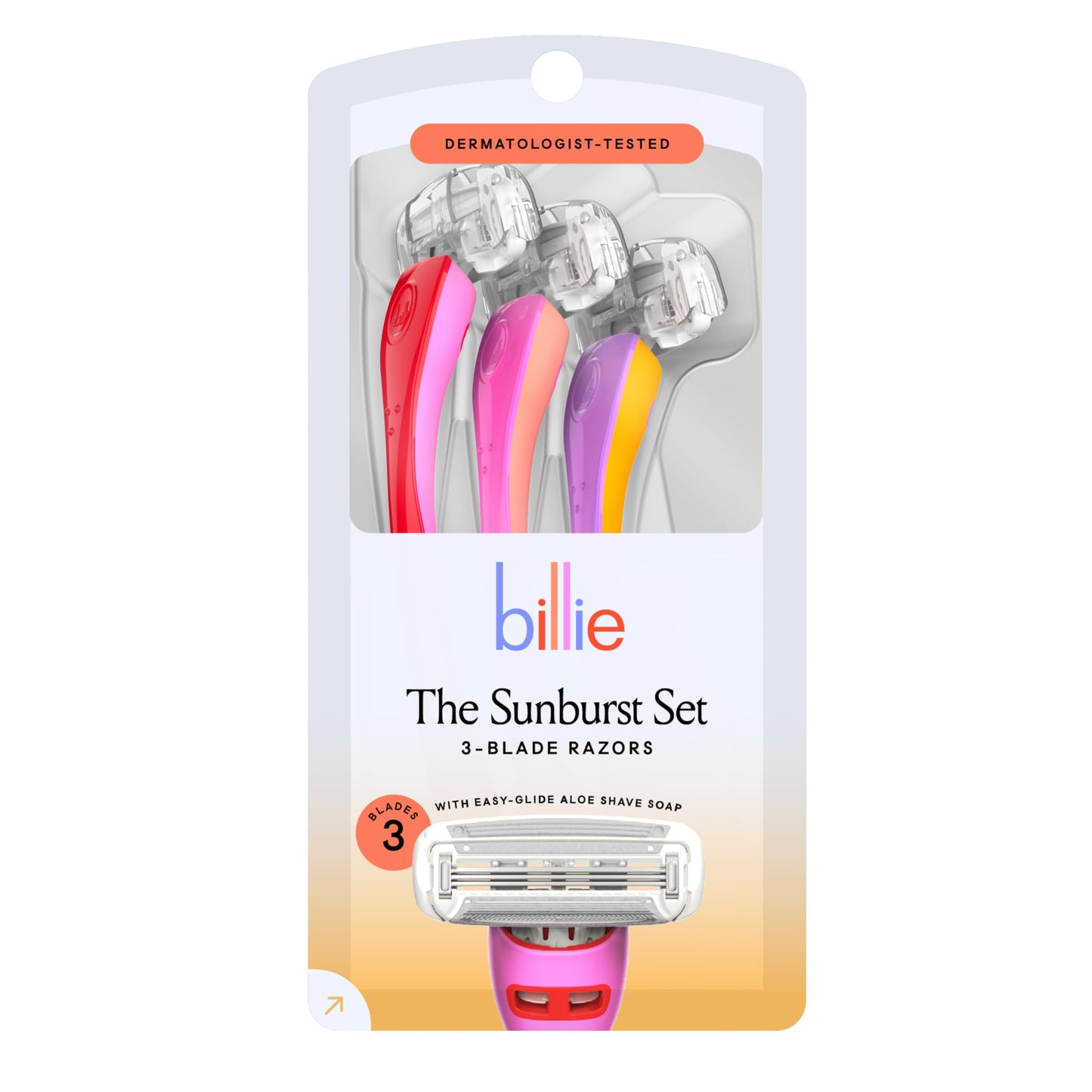 Billie Disposable Razors for Women - The Sunburst Set Beauty and Personal Care Billie