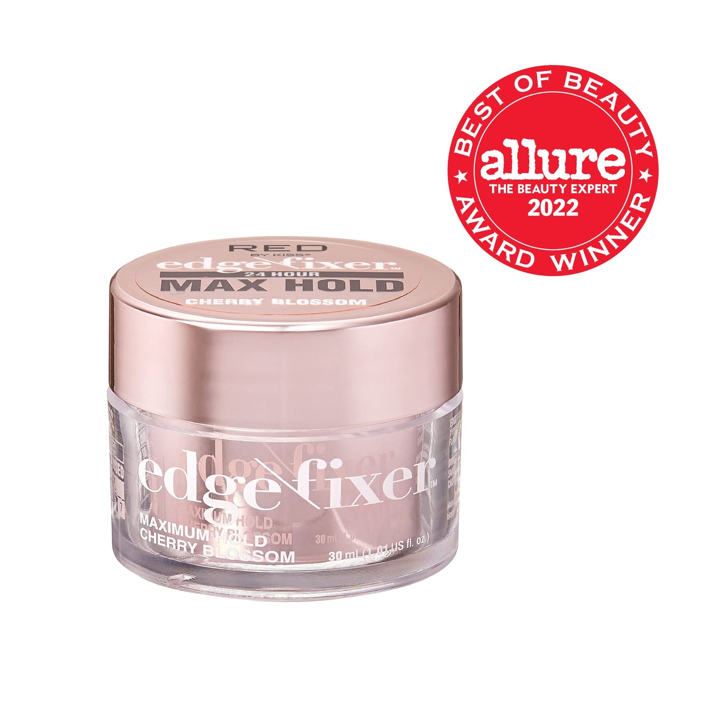 Red by Kiss Edge Fixer 24 Hour Maximum Hold Edge Wax No Flaking Biotin B7 Infused Hair Gel 1.01 fl.oz Beauty & Personal Care Red by Kiss