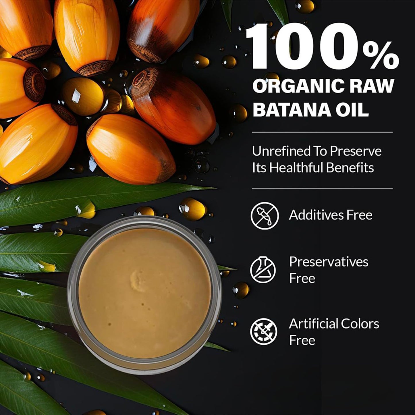 Dr. Healdy Batana Oil for Hair Growth and Nourishment-100% Raw Unrefined Batana from Honduras,Strengthens, Moisturizes, Reduces Hair Beauty & Personal Care Dr. Healdy