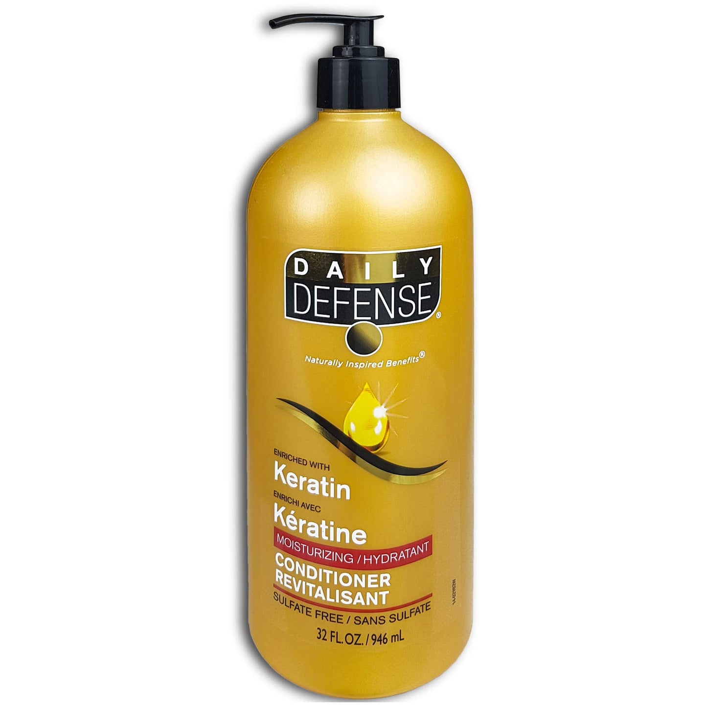 Daily Defense Conditioner Keratin, 32 fl oz Beauty & Personal Care Daily Defense