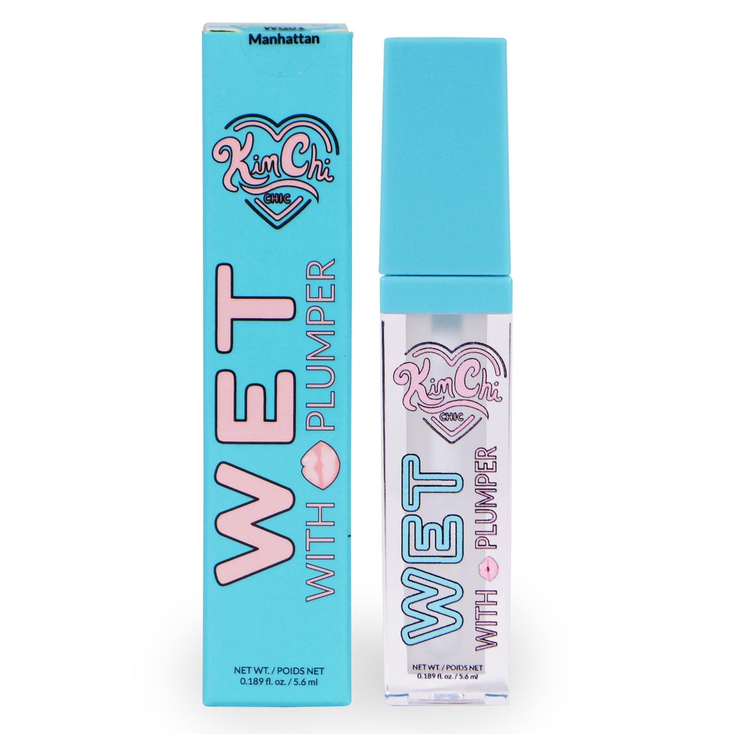 KimChiChic Beauty High Shine Wet Gloss Lip Plumping Lip Gloss, High Shine, Non-Sticky, Super Lightweight and Vegan Lip Gloss, Clear, 01 Manhattan Beauty & Personal Care Kimchi Chic