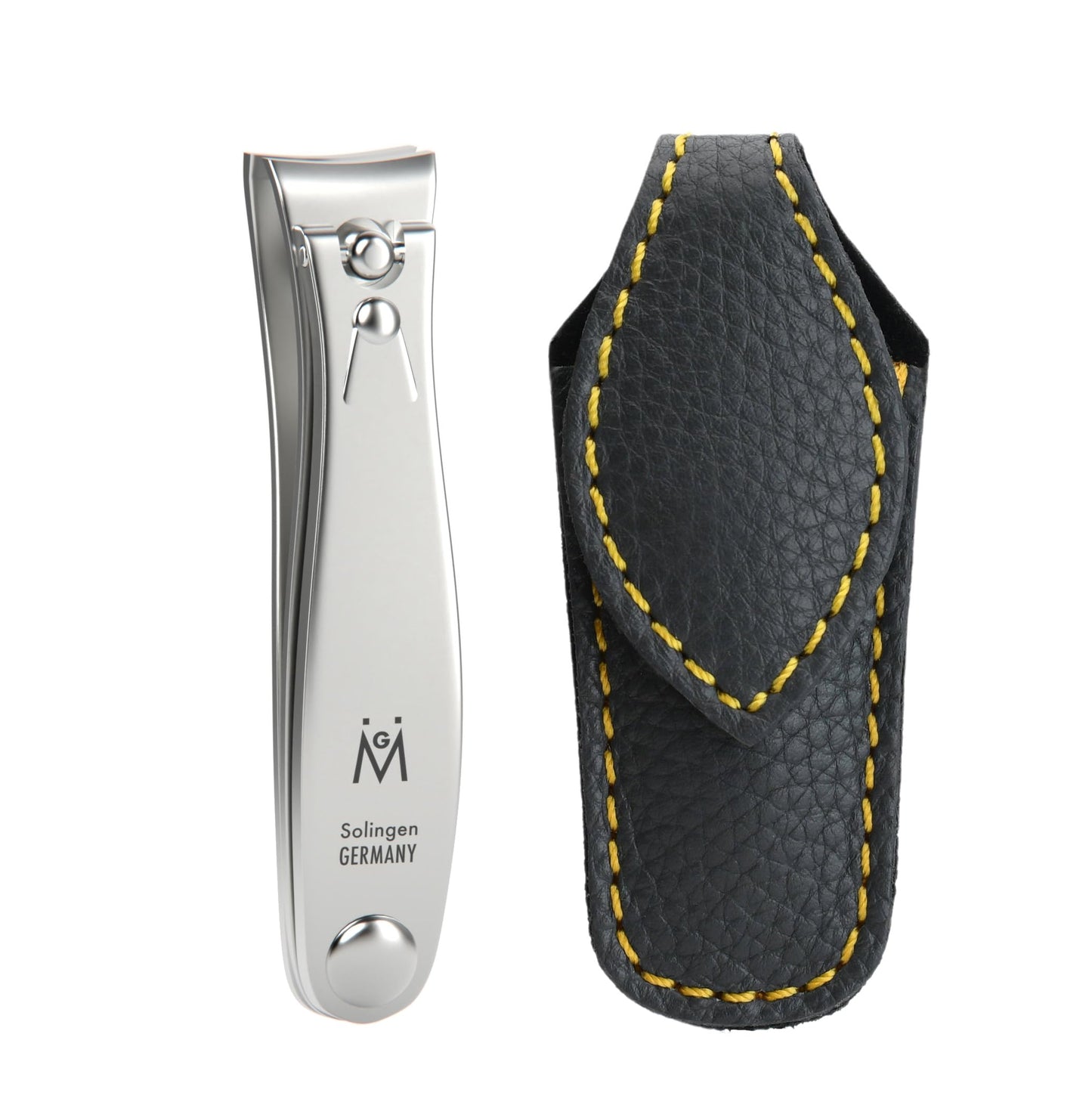 GERMANIKURE Professional Small Nail Clipper (6 cm) - FINOX Surgical Stainless Steel Manicure and Pedicure Tools in Leather Case- Ethically Made Beauty & Personal Care GERmanikure