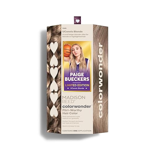 Madison Reed ColorWonder Demi-Permanent Hair Color Kit - 9AG Beige Ash Blonde (UConnic Blonde) | Cool Toning for Blondes, Lasts 25 Washes Beauty & Personal Care Madison Reed