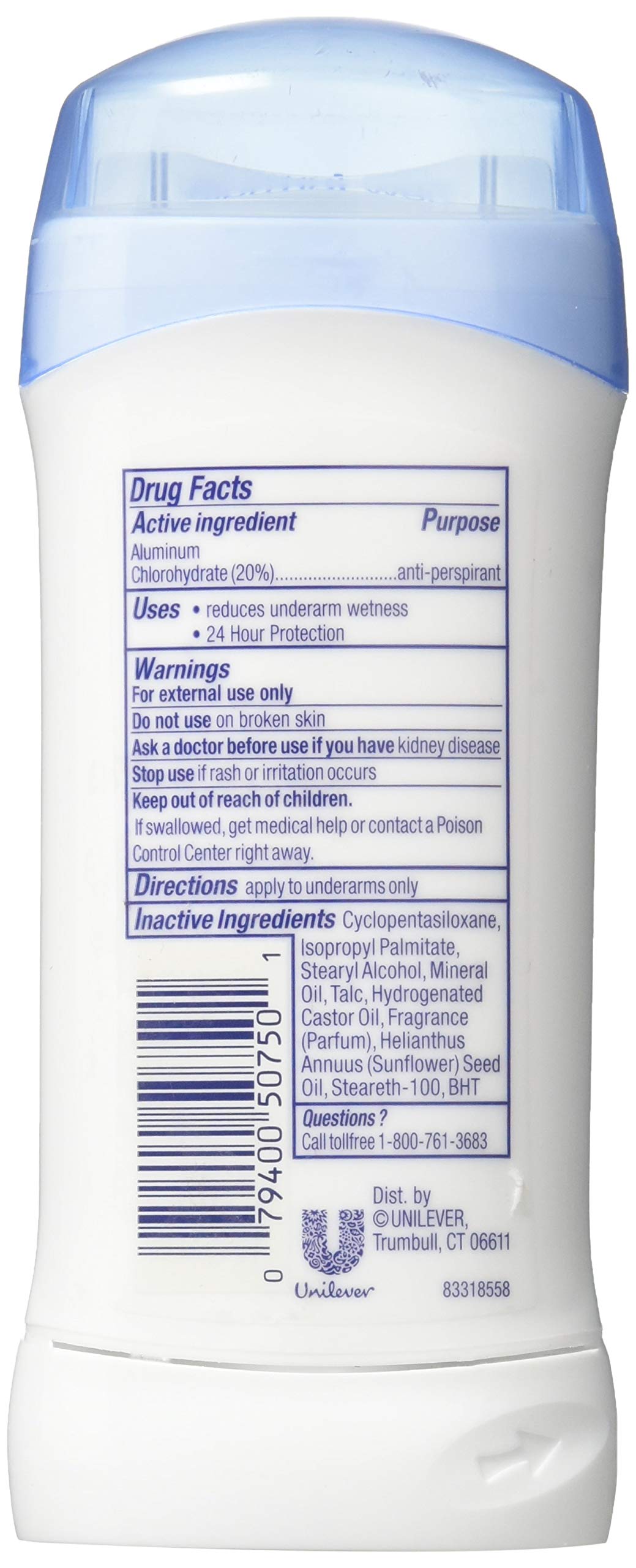 Dove Deodorant 2.6 Ounce Invisible Solid Fresh (76ml) (3 Pack) Beauty and Personal Care Dove