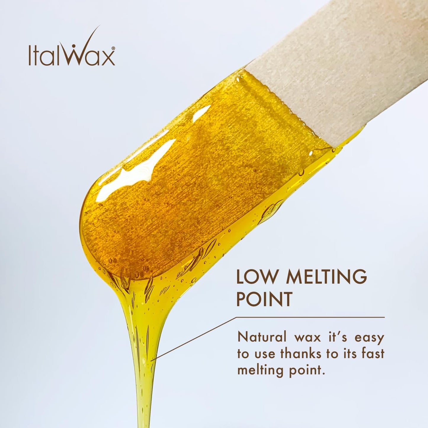 Italwax Classic Line Natural Hard Wax Beads 1.1 lb (500 g) - Transparent Medium Setting Stripless Wax for Normal Skin & Large Areas - Made in Italy Beauty and Personal Care Italwax