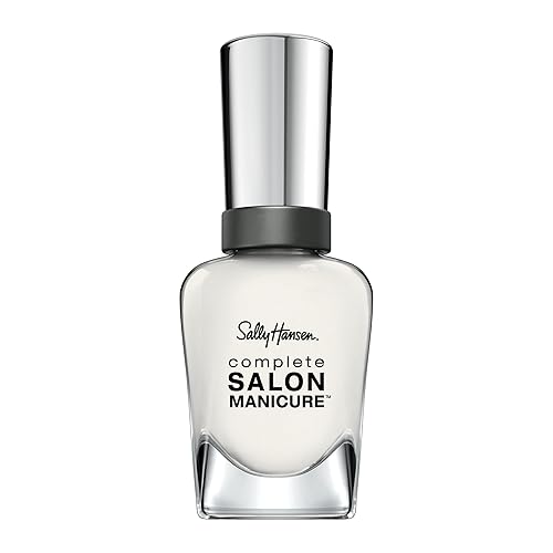 Sally Hansen Complete Salon Manicure Nail Polish | Multi-Benefit Nail Color | Strengthening Keratin Formula | 195 Let's Snow Beauty & Personal Care Sally Hansen