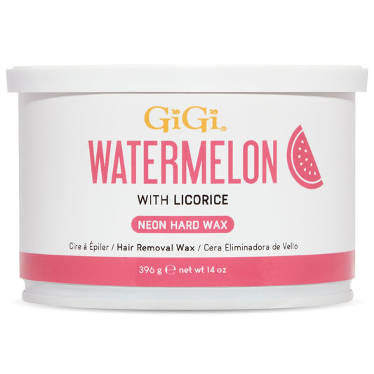 Gigi Neon Hard Wax - Watermelon, Stripless Wax for Hair Removal, Ideal for Sensitive Skin, 14 Oz Beauty and Personal Care GIGI