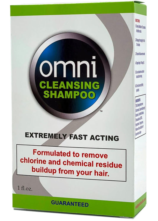 Omni Detoxifying Hair Cleansing Shampoo- Fast Acting Anti Residue Shampoo - Scalp Clarifying Formula for Dry Hair - Anti Chlorine Post Swim Shampoo, 1 Beauty & Personal Care Wellgenix