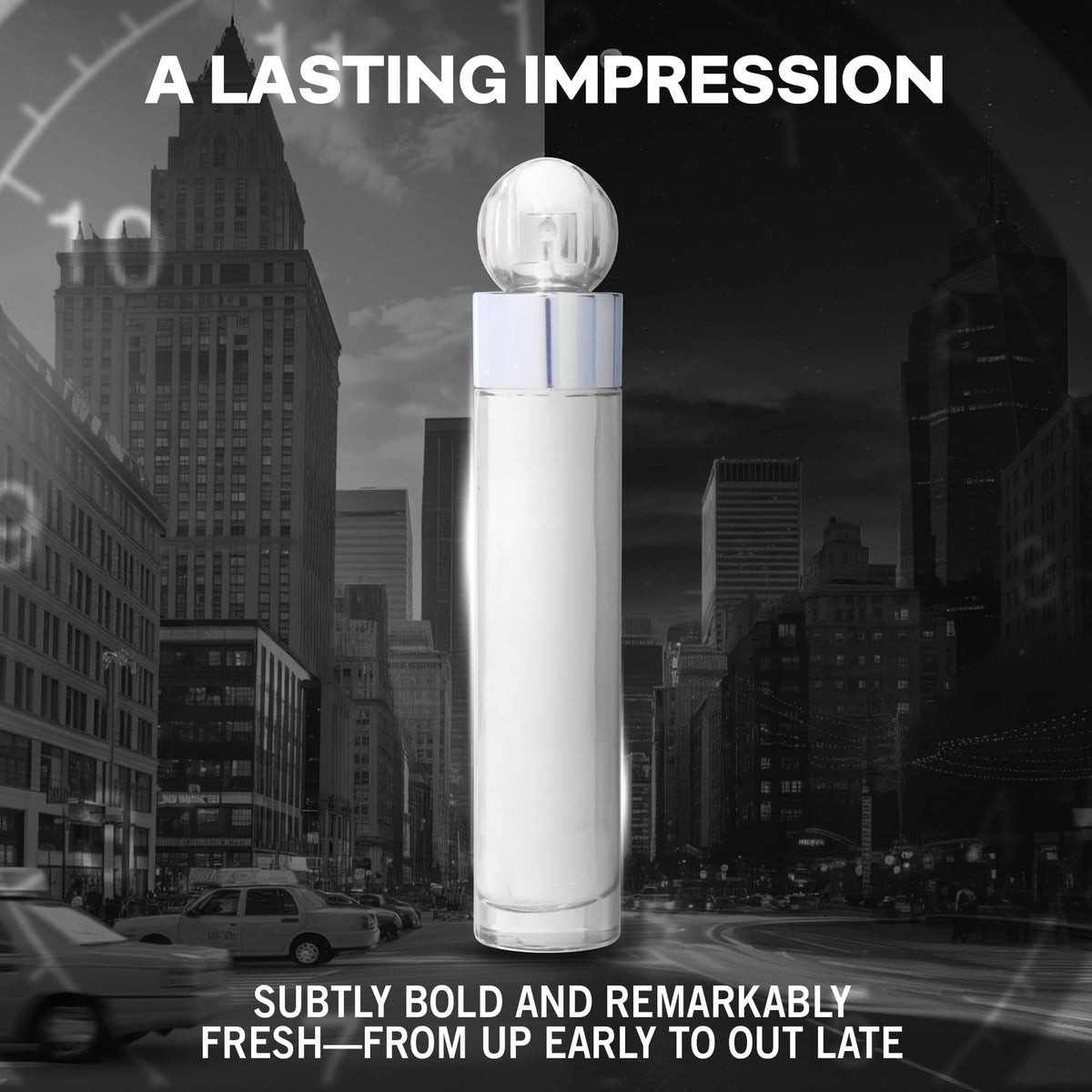 Perry Ellis 360° White Eau De Toilette Spray for Men - Mens Cologne, Long Lasting Perfume, EDT, Fragrance with Notes of Cedar Wood, Cardamom & Vanilla Beauty & Personal Care Perry Ellis