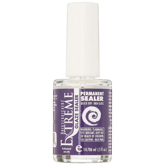 Backscratchers Extreme Permanent Glaze Sealer - Clear Permanent Top Coat - Long Lasting - High Gloss and Quick Dry Beauty & Personal Care BACKSCRATCHERS