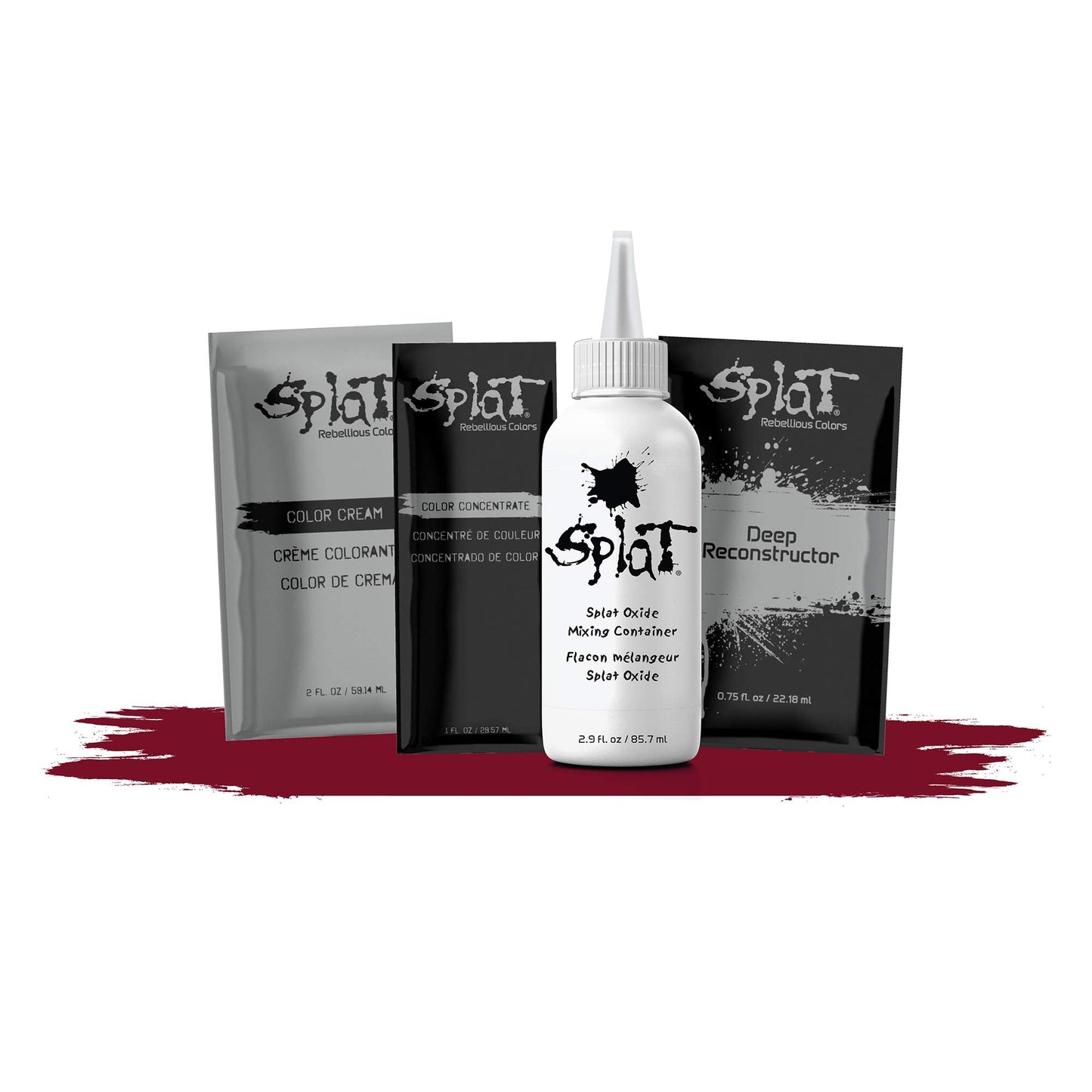 Splat Plum Siren Double Lift Permanent Hair Dye Kit, 1 Application, Includes Plum Hair Color, Developer, Concentrate, Conditioner, Gloves, Processing Beauty & Personal Care Splat