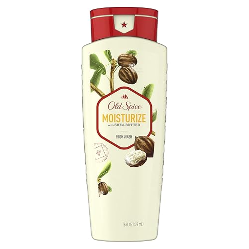 Old Spice, Mens Body Wash Moisturize With Shea Butter, 16 Fl Oz Beauty & Personal Care Old Spice