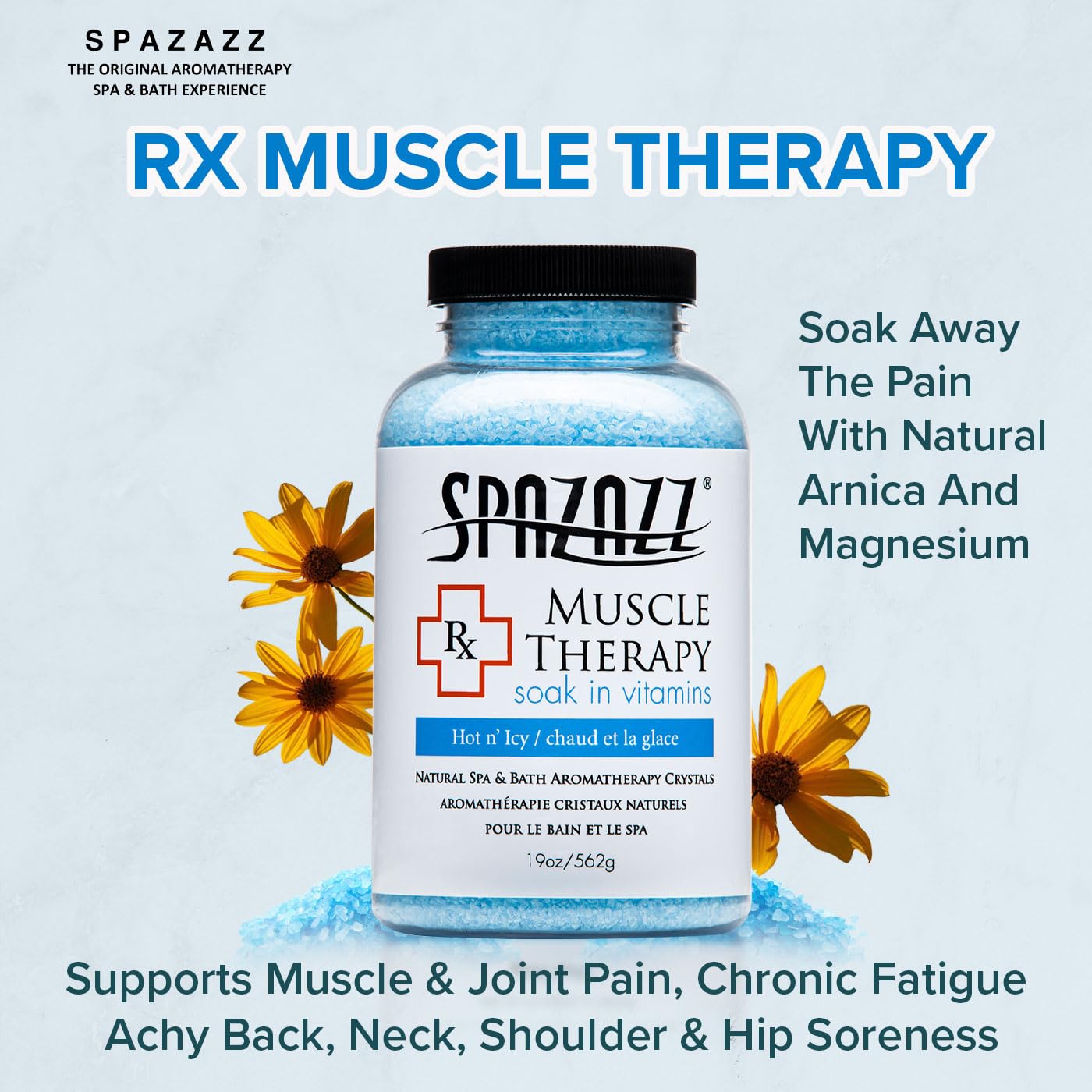 Spazazz Crystals - RX/Therapy Collection (Muscle Therapy - Hot n' Icy) Beauty and Personal Care Spazazz