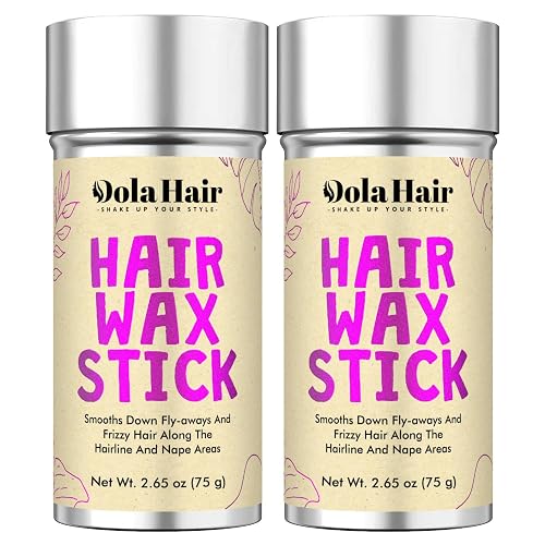 Dolahair Hair Wax Stick for Flyaways, Smoothing, and Slick Back - Hair Pomade for Women and Kids (2 Pack) Beauty & Personal Care Dolahair