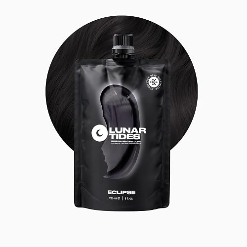Lunar Tides Semi-Permanent Hair Color (43 colors) (Eclipse, 8 fl. oz.) Beauty & Personal Care Lunar Tides