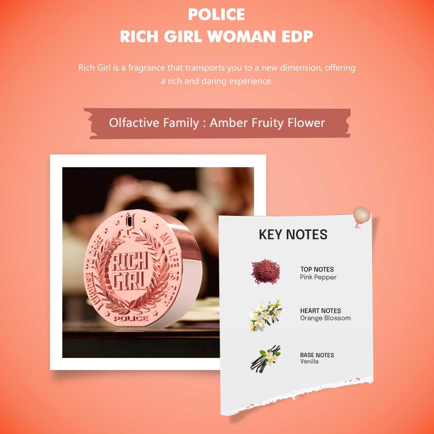 Police Rich Girl Eau de Parfum - 100ml Beauty & Personal Care Police