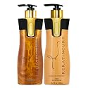 Keratin Cure Gold and Honey daily use Shampoo Conditioner Set Botanical Extracts, Protein SULFATE FREE protect Color Enhance Hair Growth for keratin Beauty & Personal Care Keratin Cure