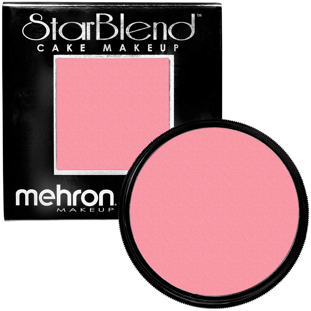 Mehron Makeup StarBlend Cake Makeup | Wet/Dry Pressed Powder | Powder Foundation | Pink Face Paint & Body Paint 2 oz (56g) Beauty & Personal Care Mehron