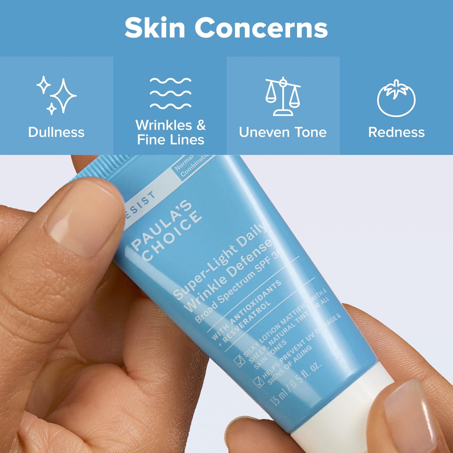 Paula's Choice RESIST Super-Light Daily Wrinkle Defense Mineral Sunscreen, SPF 30 Face Sunscreen for Oily Skin, Matte Tinted Face Moisturizer, UVA/UVB Beauty & Personal Care Paula's Choice
