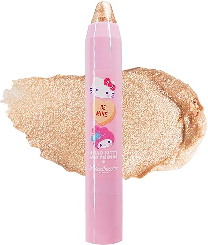 The Crème Shop x Hello Kitty & Friends x Sweethearts Stick Highlighter, Makeup for Glass Skin, Gift Idea for Teens (Be Mine) Beauty & Personal Care The Crème Shop