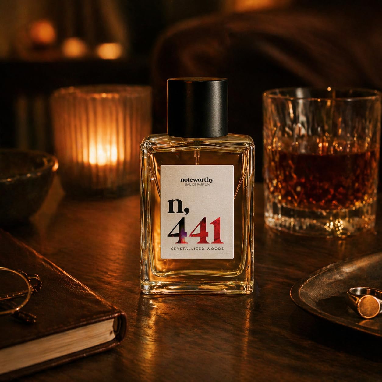 Noteworthy n,441 Crystallized Woods Eau De Parfum - Spices, Musk, Amber | Sophisticated, Warm Fragrance for Any Occasion | Long-lasting Unisex Perfume Beauty & Personal Care Noteworthy