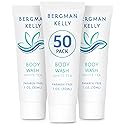 BERGMAN KELLY Travel Size Body Wash (1 fl oz, 50 PK, White Tea), Delight Your Guests with a Revitalizing and Refreshing Hotel Body Wash, Quality Mini Beauty & Personal Care BERGMAN KELLY