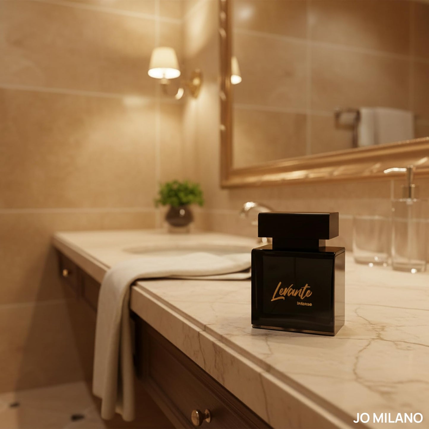 Jo Milano Levante Intense Eau De Parfum Spray | 3.4 oz (100ml) | Fresh, Oud, Amber, Patchouli, Citrus Scent | Long Lasting Fragrance for Men Beauty & Personal Care Jo Milano