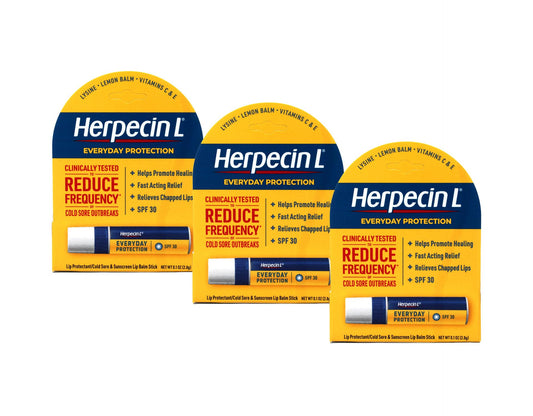 Herpecin L Lip Protectant SPF 30 0.10 oz (Pack of 3) Beauty and Personal Care Herpecin-L