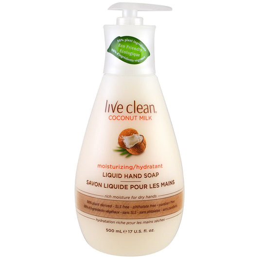 Live Clean Liquid Hand Soap - Coconut - 17 fl oz. Beauty & Personal Care Live Clean