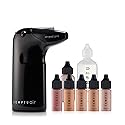 TEMPTU Air Intro Airbrush Makeup Kit in Light to Medium: 9-Piece Set Includes Cordless Device, Refillable Makeup Cartridge, 3 Perfect Canvas Beauty & Personal Care TEMPTU