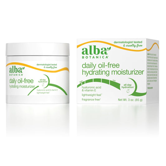Alba Botanical Daily Hydrating Moisturizer Aloe & Green Tea 3 oz (Pack of 4)
