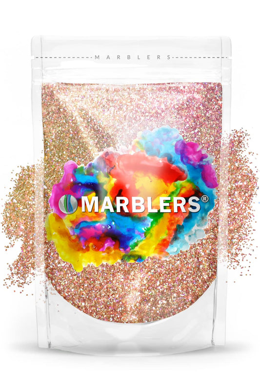 MARBLERS Holographic Glitter [Holo French Pink] 3oz (85g) | Fine | Non-Toxic, Vegan, Cruelty-Free | Face, Body, Eyeshadow, Hair, Festival, Party Beauty & Personal Care MARBLERS