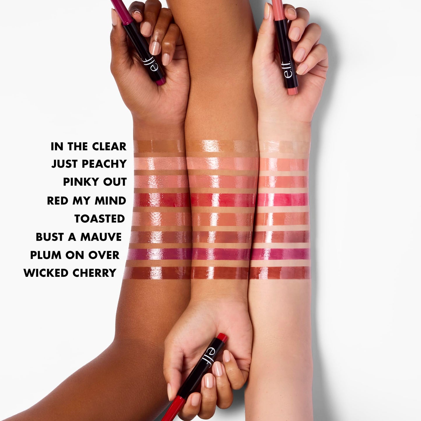 e.l.f. Pout Clout Lip Plumping Pen, Nourishing Lip Balm For Sheer Color & Shine, Plumps & Moisturizes, Vegan , Plum on Over Beauty & Personal Care e.l.f.