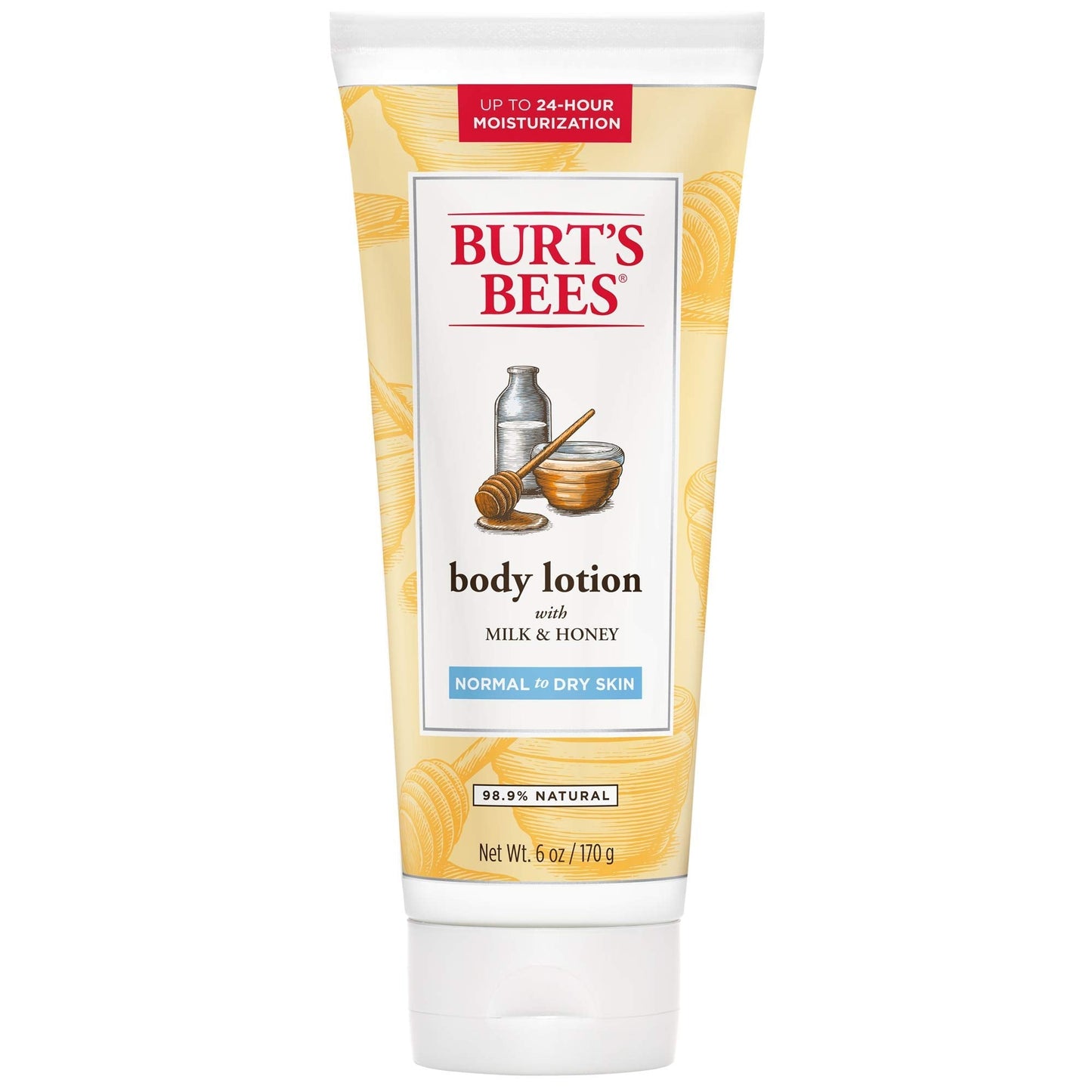 Burt's Bees Naturally Nourishing Milk & Honey Body Lotion 6 oz (Pack of 2) Beauty & Personal Care Burt's Bees
