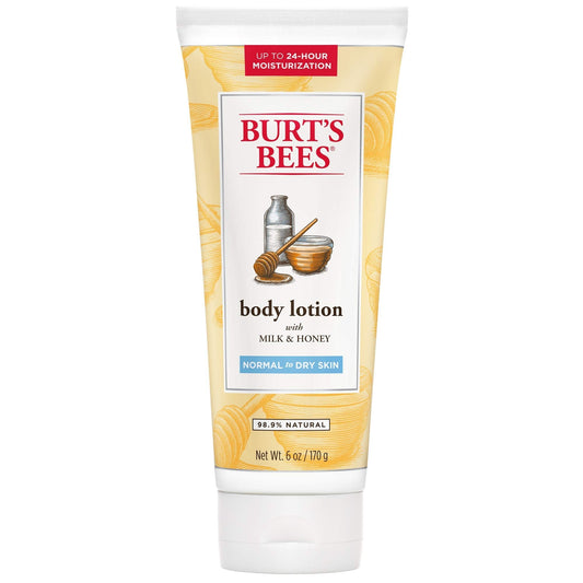 Burt's Bees Naturally Nourishing Milk & Honey Body Lotion 6 oz (Pack of 2) Beauty & Personal Care Burt's Bees