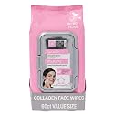 Global Beauty Care Collagen Makeup Remover Wipes - Gentle Daily Facial Cleansing Wipes for Sensitive Skin, Hydrating, Firming & Renewing For Smooth Beauty & Personal Care Global Beauty Care Premium