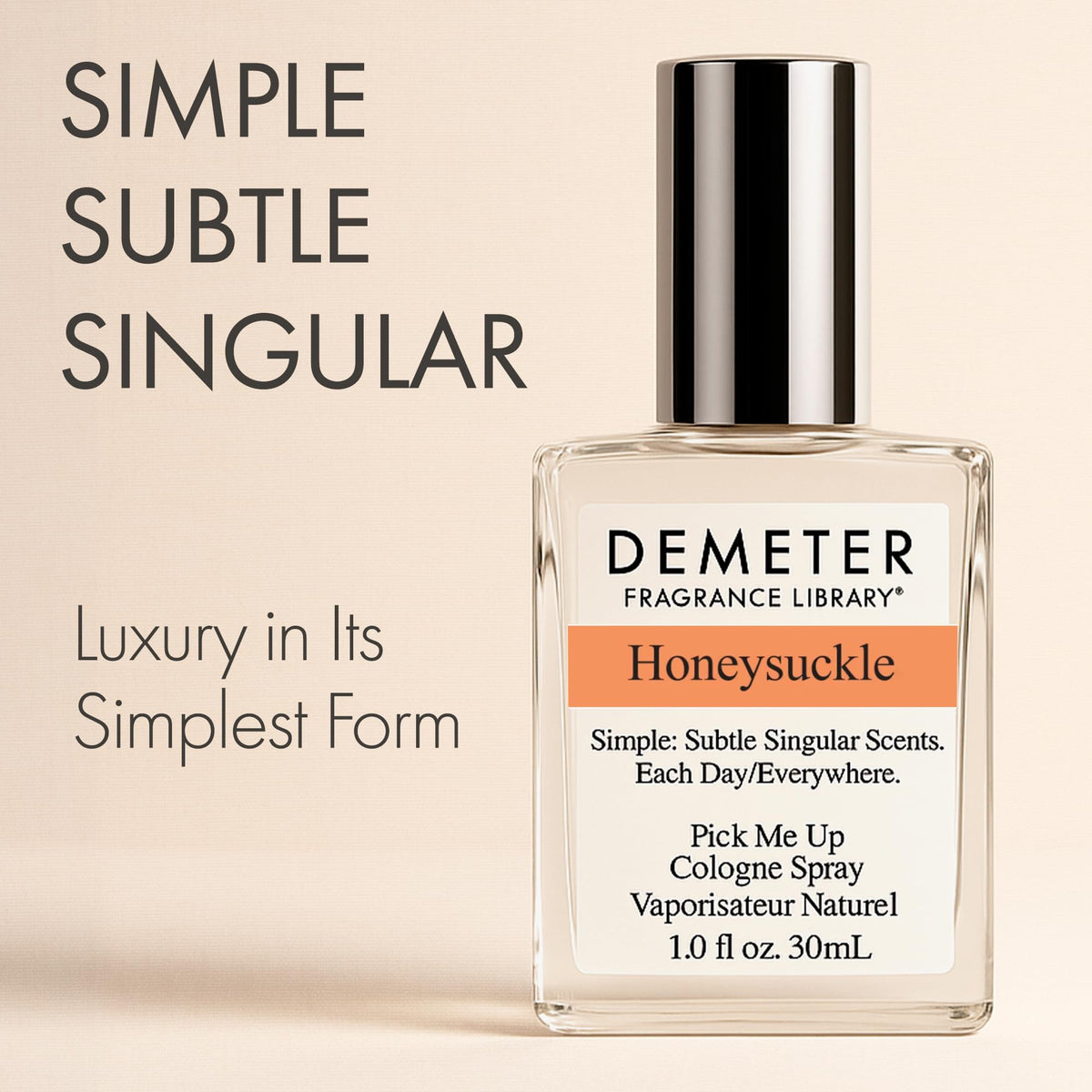 DEMETER Natural Perfume Spray Cologne for Women, Honeysuckle, 1 oz Beauty & Personal Care DEMETER