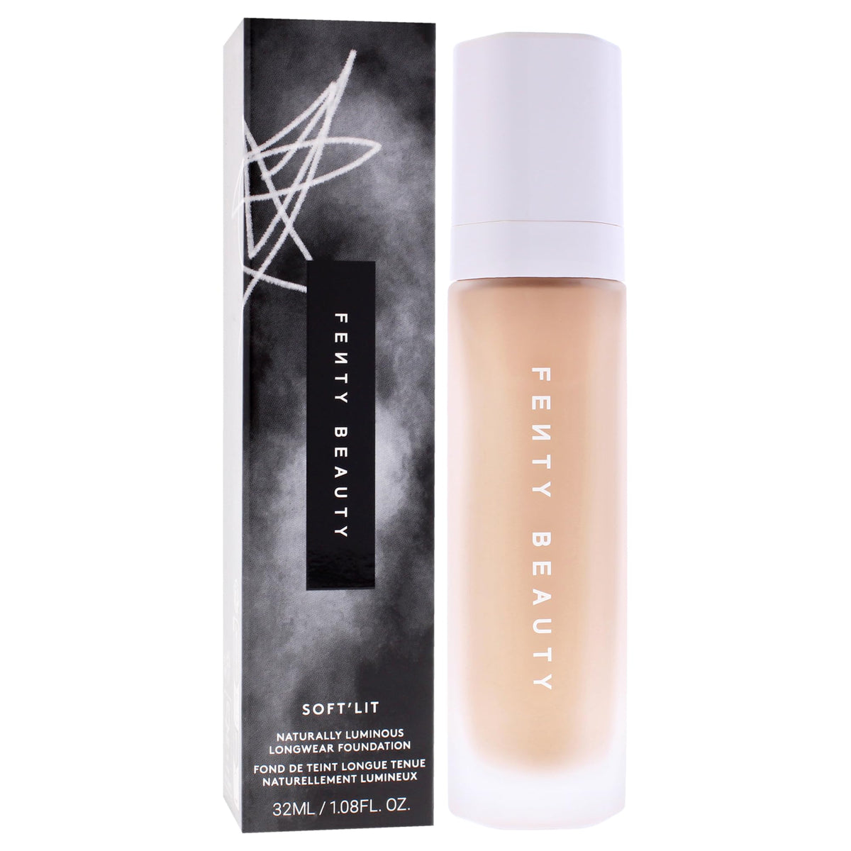 Soft Lit Naturally Luminous Longwear Foundation - 280 Medium Warm Neutral by Fenty Beauty for Women - 1.08 oz Foundation