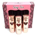 Italia Deluxe 3 pcs of Satin Lipstick First Date Sexy Trio 192 Set #B Natural Red Brown High Quaility Lip Stick + Free ZipBag Beauty & Personal Care Italia Deluxe