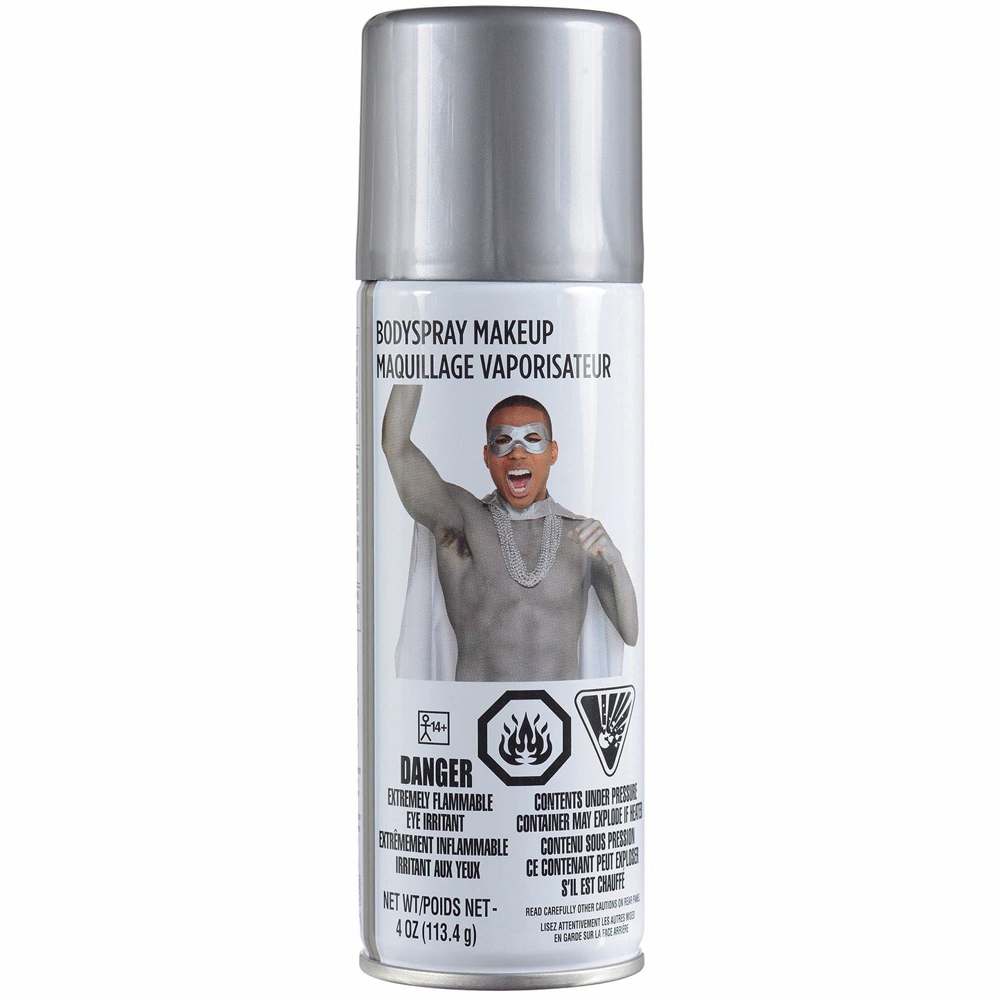 Silver Body Spray Paint Make Up| 4 Ounce | 1 Bottle Beauty & Personal Care Amscan