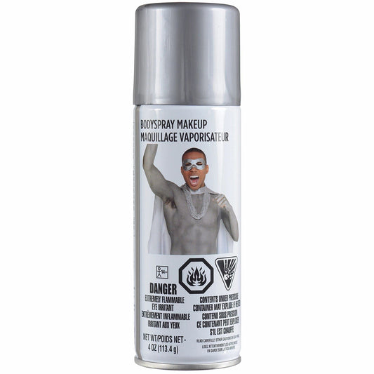 Silver Body Spray Paint Make Up| 4 Ounce | 1 Bottle Beauty & Personal Care Amscan