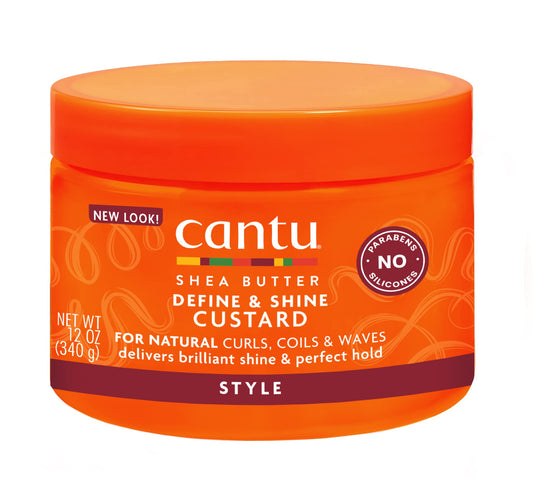 Cantu Define & Shine Custard 12 oz (Pack of 12) Beauty & Personal Care Cantu