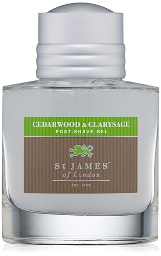 St James of London Cedarwood & Clarysage Post Shave Gel, 3.4 Fl Oz Beauty & Personal Care St James of London