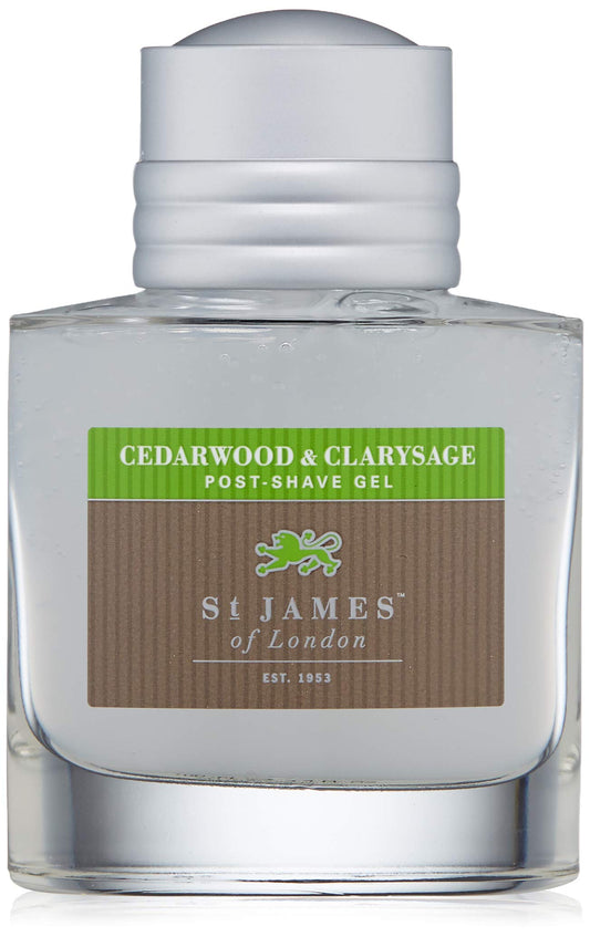 St James of London Cedarwood & Clarysage Post Shave Gel, 3.4 Fl Oz Beauty & Personal Care St James of London