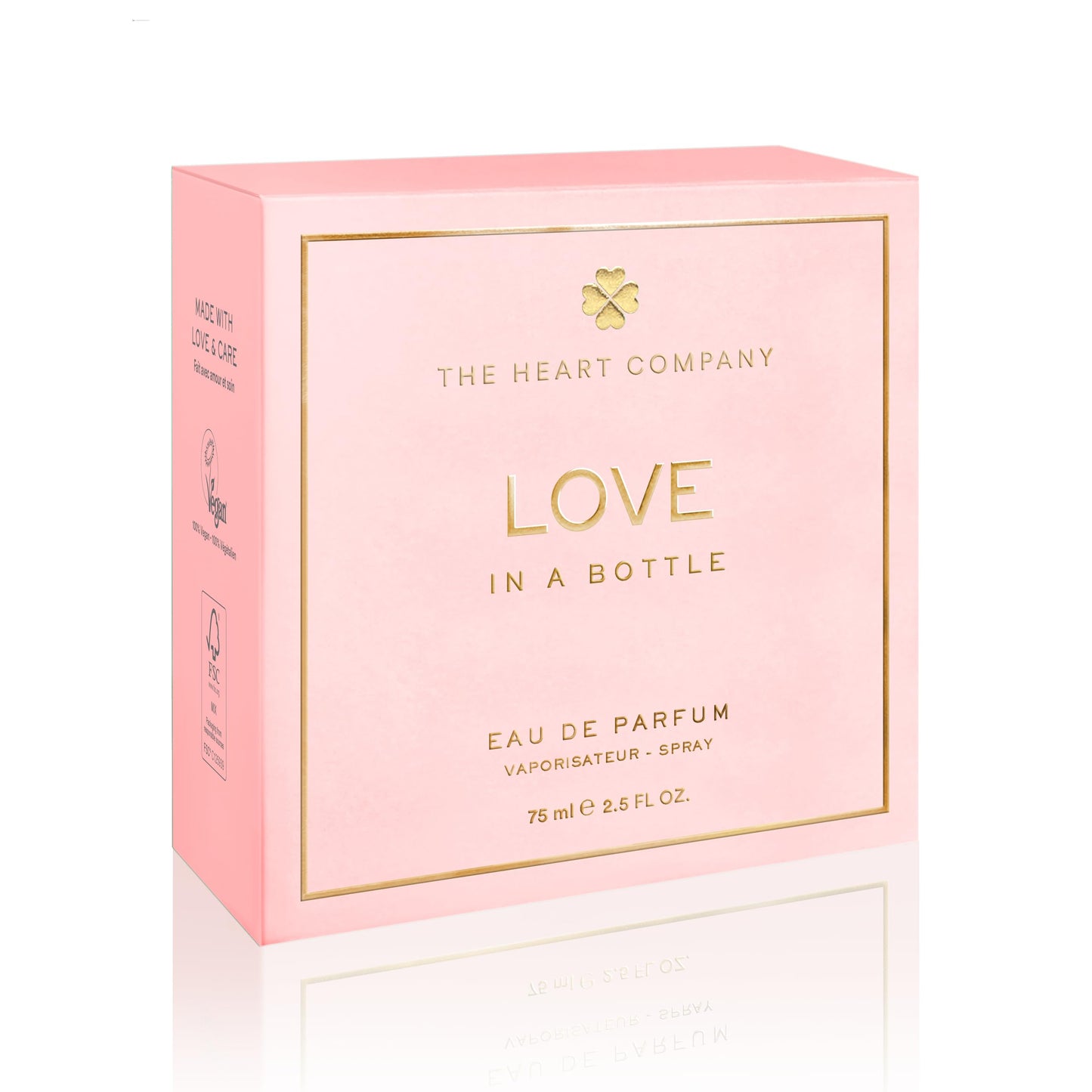 THE HEART COMPANY LOVE in a bottle | Floral & Sweet Perfume for Women | Vegan & Eco-friendly Women's Eau de Parfum | Romantic Fragrance for Her - 75ml Beauty & Personal Care THE HEART COMPANY