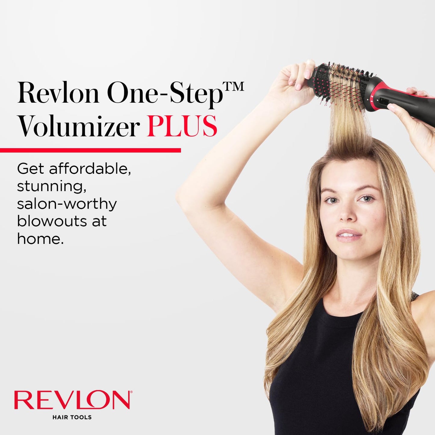 REVLON One Step Volumizer PLUS Hair Dryer and Styler - More Volume, Less Damage, and More Styling Control for Easy and Fast Salon-Style Blowouts, Plus Beauty & Personal Care REVLON