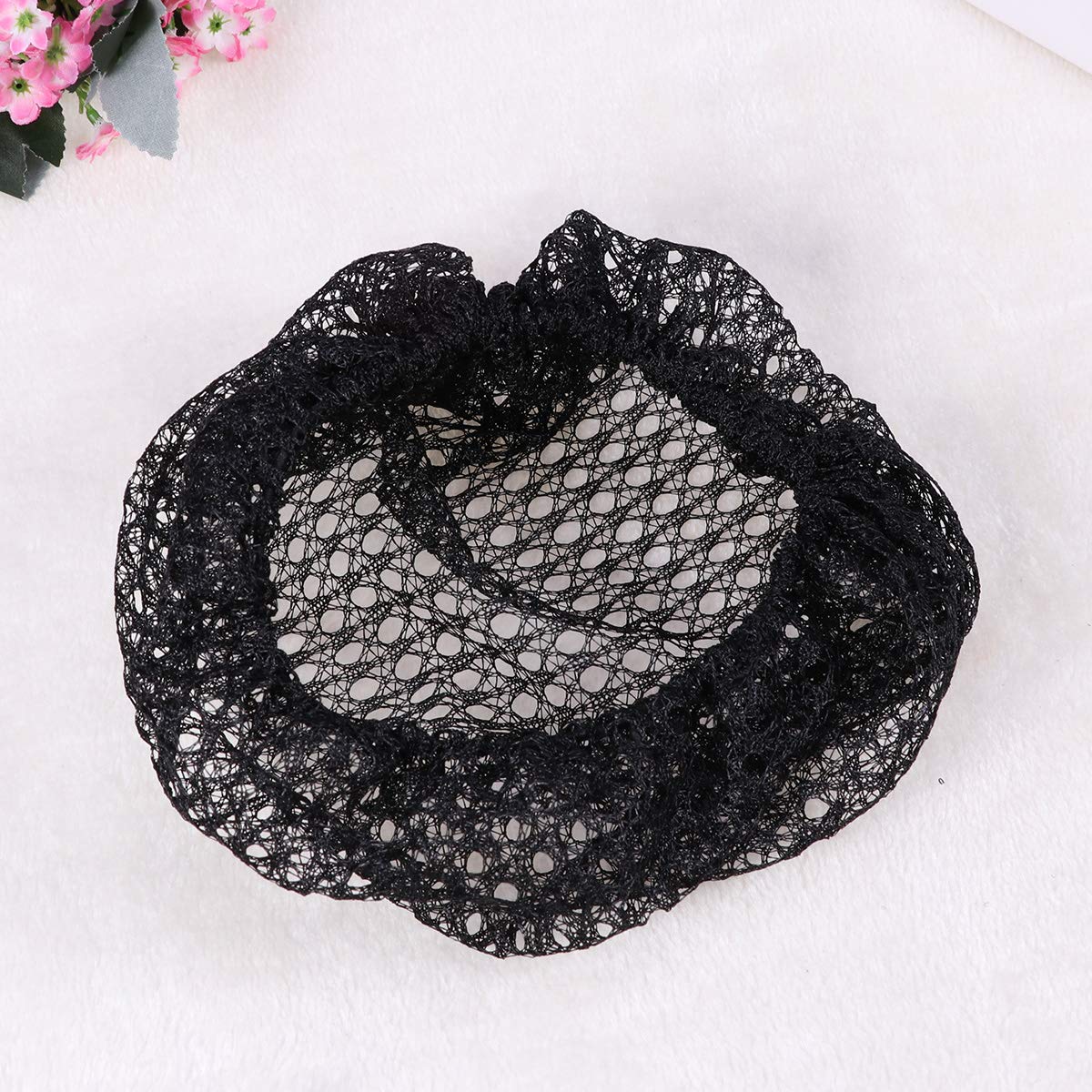 12Pcs Hair Net Elastic Mesh Caps Snood Head Covers Size for Cosmetics Kitchen Cooking Beauty and Personal Care Lurrose