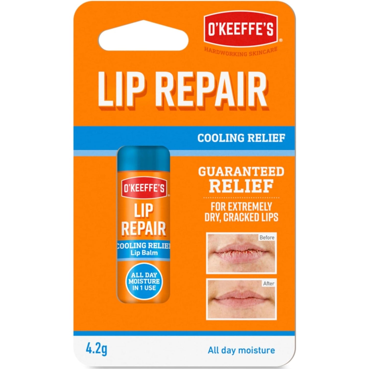 O'Keeffe's Lip Repair, All-Day Moisture, Cooling Relief Lip Balm - 3 Pack Beauty and Personal Care O'Keeffe's